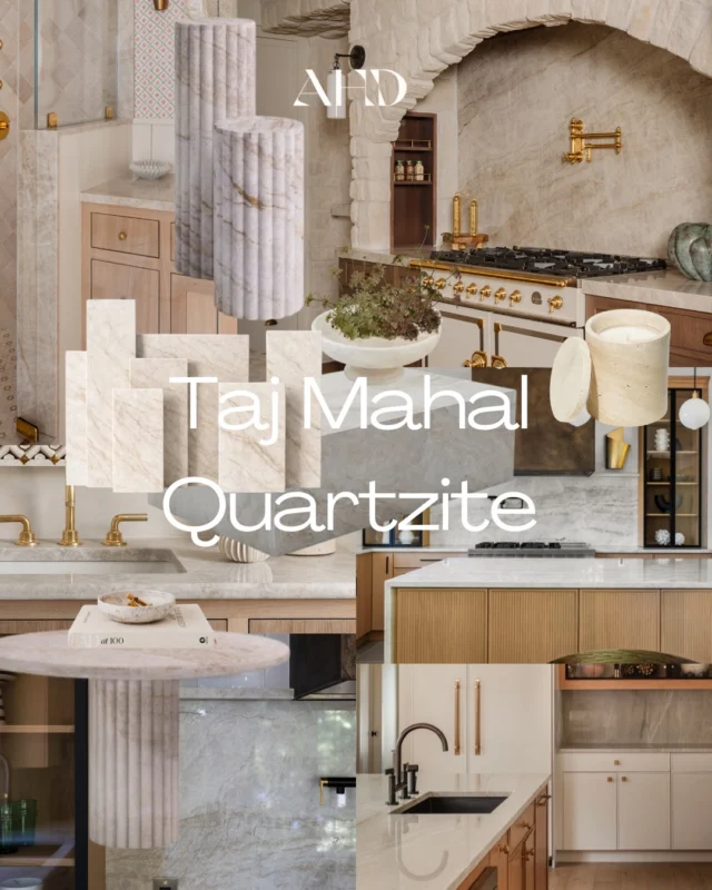 Class is in session! Today, we’re drooling over one of my fav quartzite options for kitchens + bathrooms: Taj Mahal🤤 

Projects you’ve seen it in: 
• #ThisIsMyHappyPlace
• #PerfectionOnPark
• #BabyItsColdInside 

Thoughts on Taj Mahal Quartzite?! She’s timeless in my eyes🤌🏼

Design: @allisonhandlerdesign 
📸: @lindapordonphotography // @torisikkemaphotography